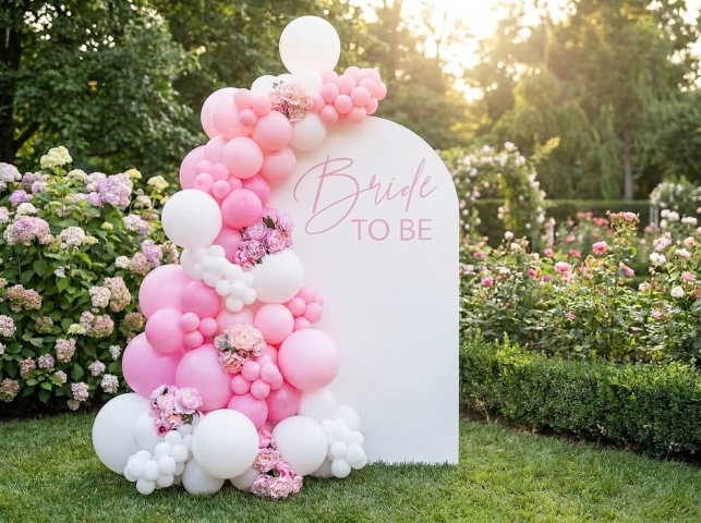 Bridal shower decoration in Bandarawela with floral accents