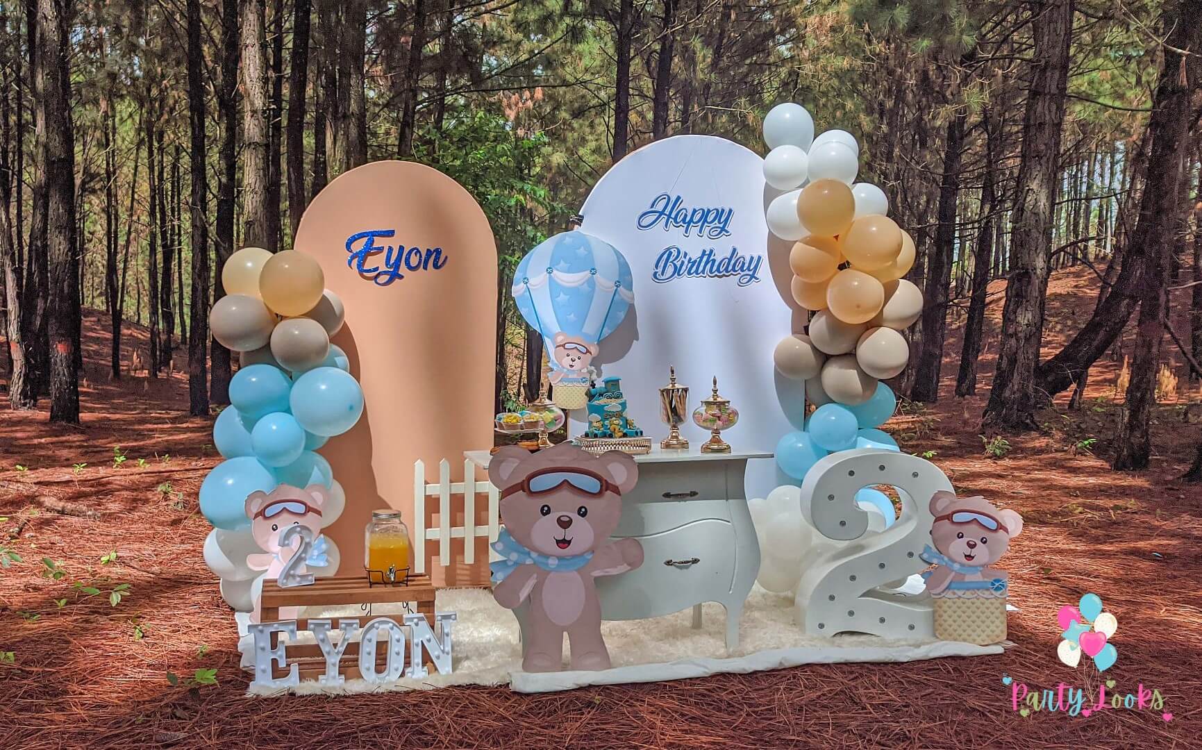 Outdoor birthday celebration decoration Bandarawela
