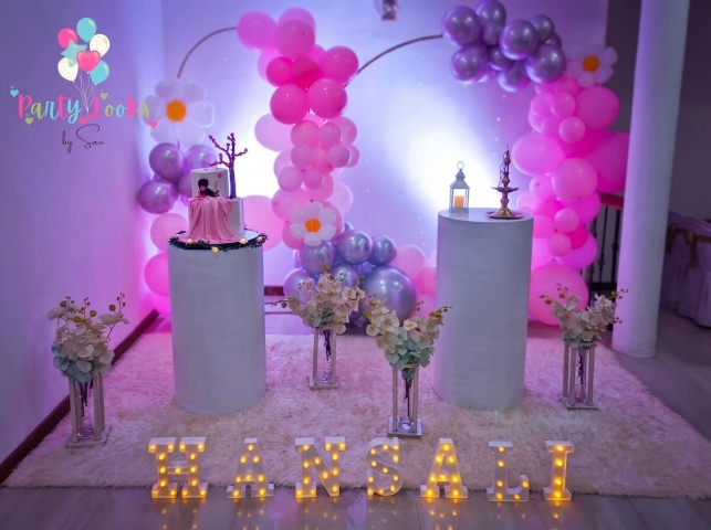Puberty celebration party decoration in Bandarawela